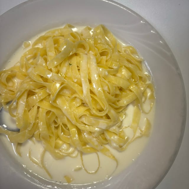 Fettuccine Alfredo.