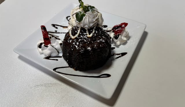 Chocolate Souffle - Lunch.