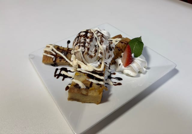 Bread Pudding - Lunch.
