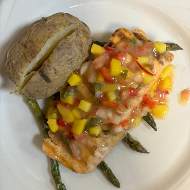 Salmon Bruschetta.