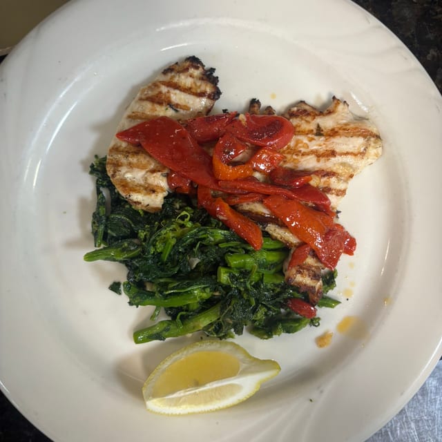 Grilled Chicken Paillard - Lunch.
