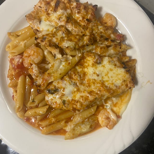Chicken and Shrimp Granata.