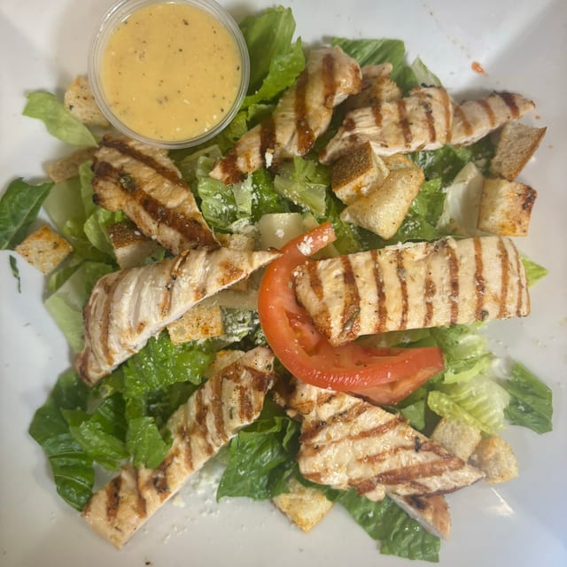 Chicken Caesar Salad.