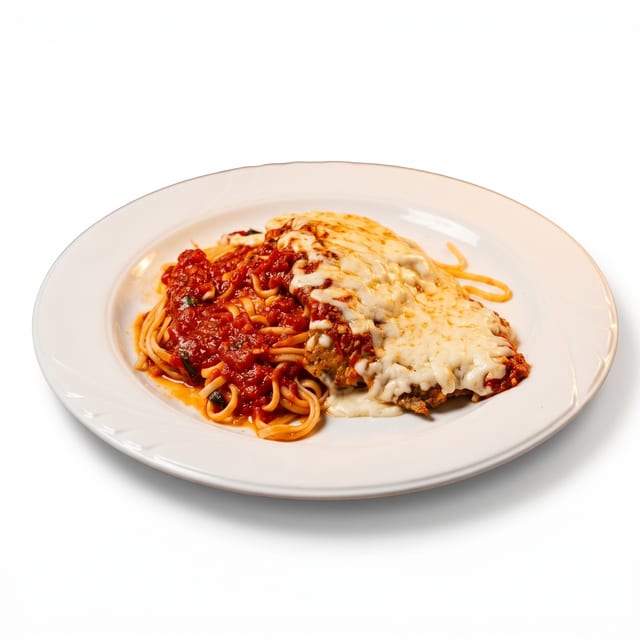 Breaded Veal Parmigiana.