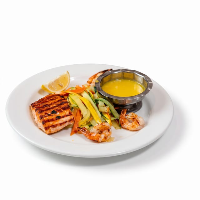 Trio Seafood Verdure.