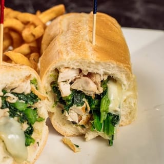 Chicken and Spinach Sandwich - Dinner