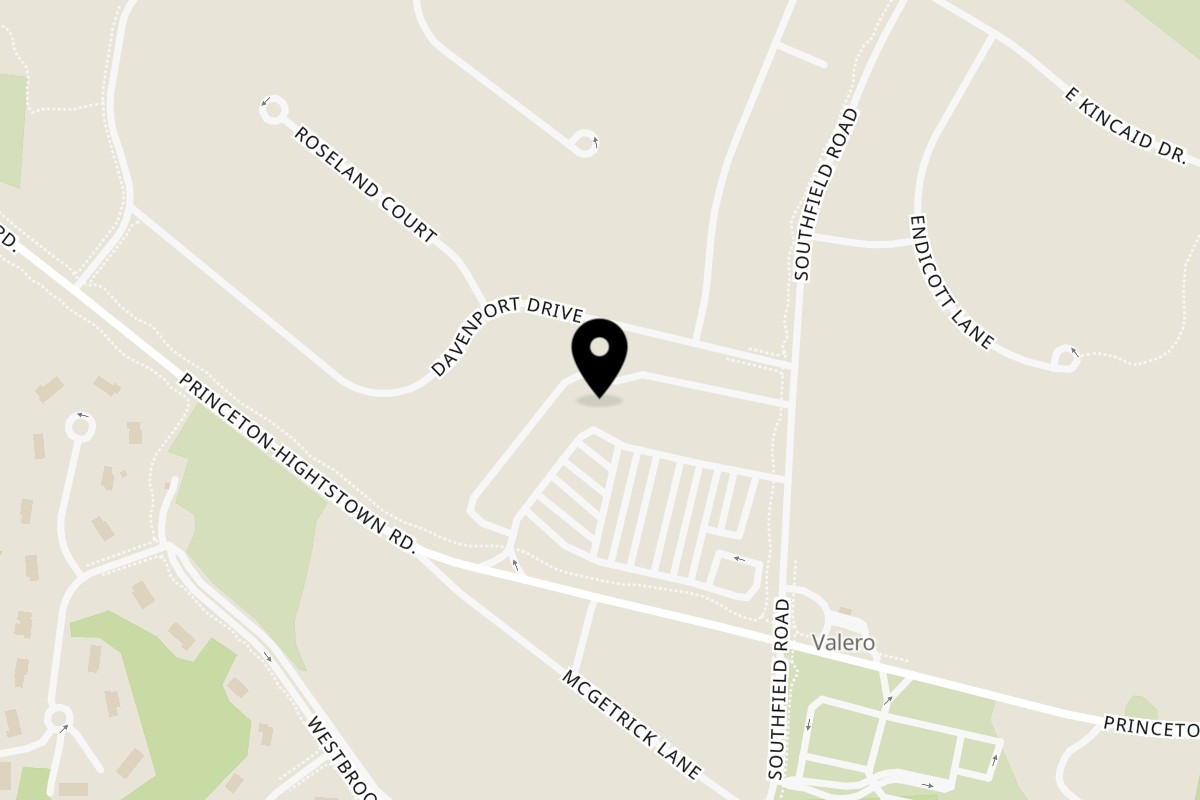 Map showing the location of Carlucci's Italian Grill on 335 Princeton Hightstown Rd #14 in Princeton Junction
